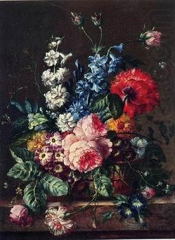 Floral, beautiful classical still life of flowers 07, unknow artist